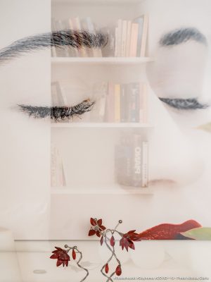 Photographie d'art de Nicolas Claris — Confinement — visage, yeux, cils