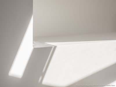 Photographie d'art de Nicolas Claris — Confinement — mur, étagère, lumière