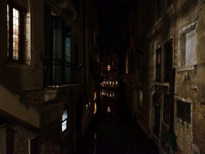 Photographie d'art de Nicolas Claris — Dolci Notti a Venezia — canal, nuit, venise