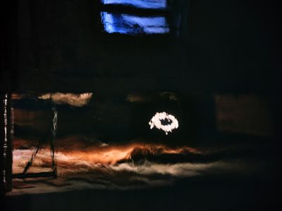 Photographie d'art de Nicolas Claris — Dolci Notti a Venezia — noir, bleu, orange