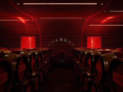Photographie d'art de Nicolas Claris — Rouge — barrique, bois, cave