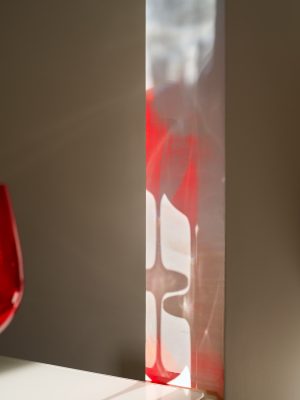 Photographie d'art de Nicolas Claris — Rouge — verre, rouge, blanc