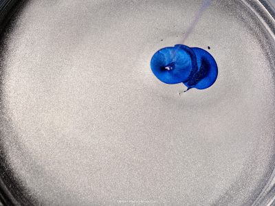 Photographie d'art de Nicolas Claris — Trente — abstraction, argenté, bleu