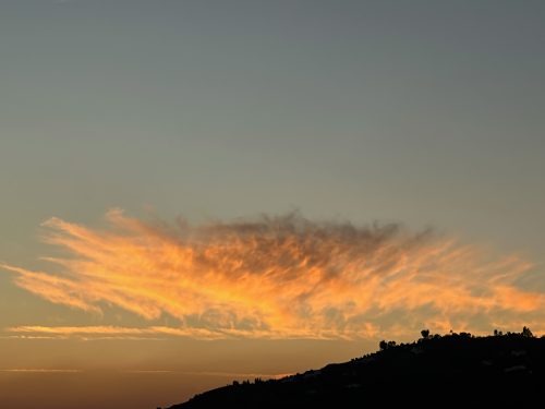 Photographie d'art de Nicolas Claris — Phoneries — ciel, nuage, orange